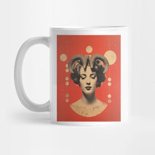 Aries collage art astrology Mug